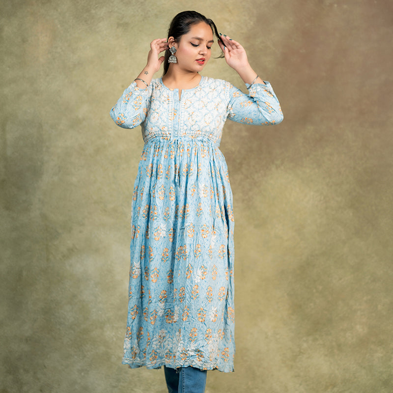 Nyra cut long kurti