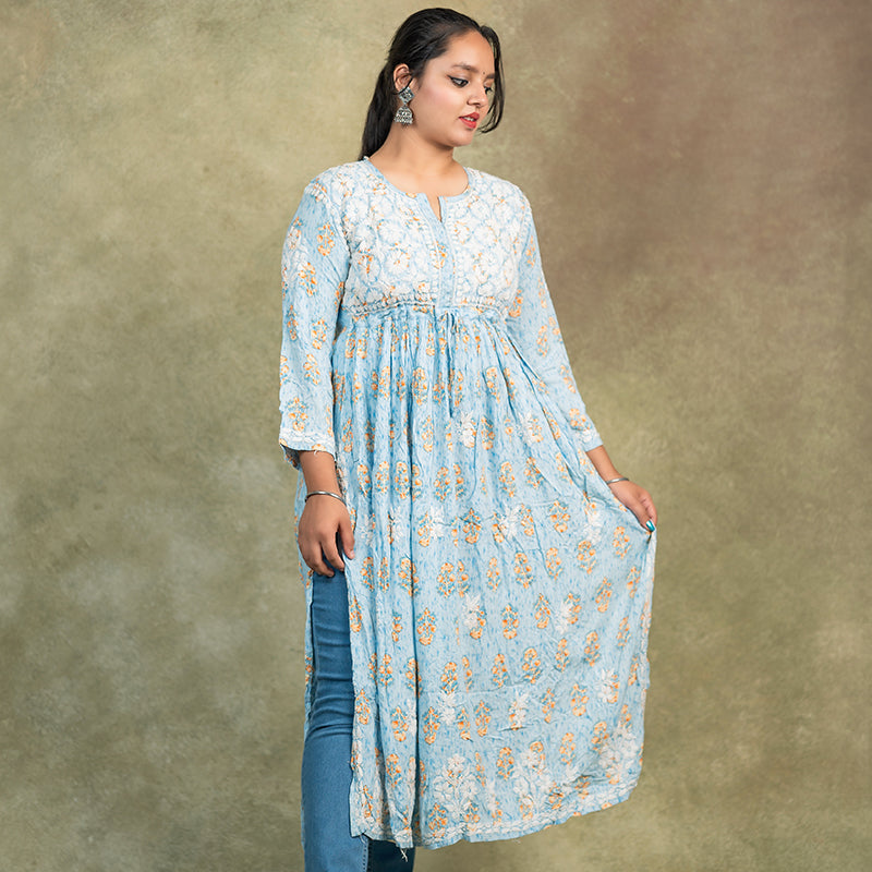 Nyra cut long kurti