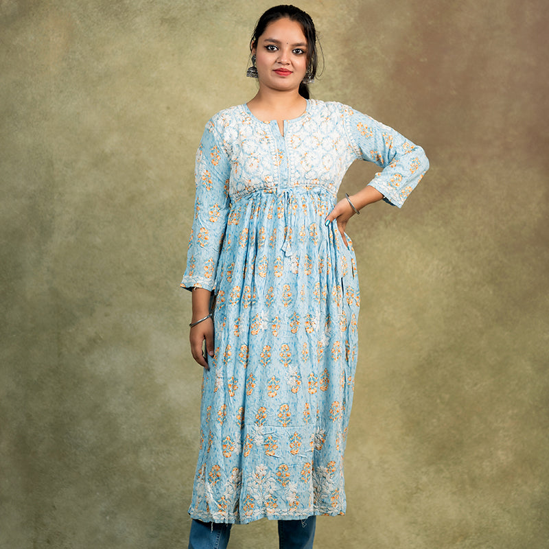 Nyra cut long kurti