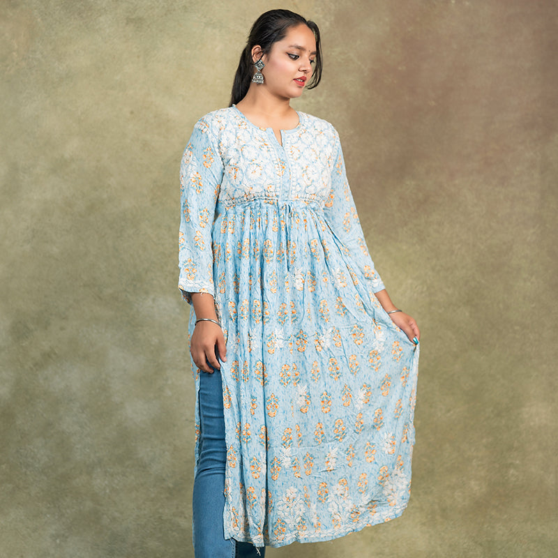 Nyra cut long kurti